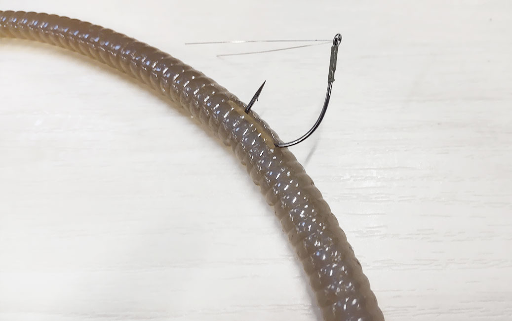 このワームにはこのフック！ワーム装着完全ガイド 【ストレートワーム