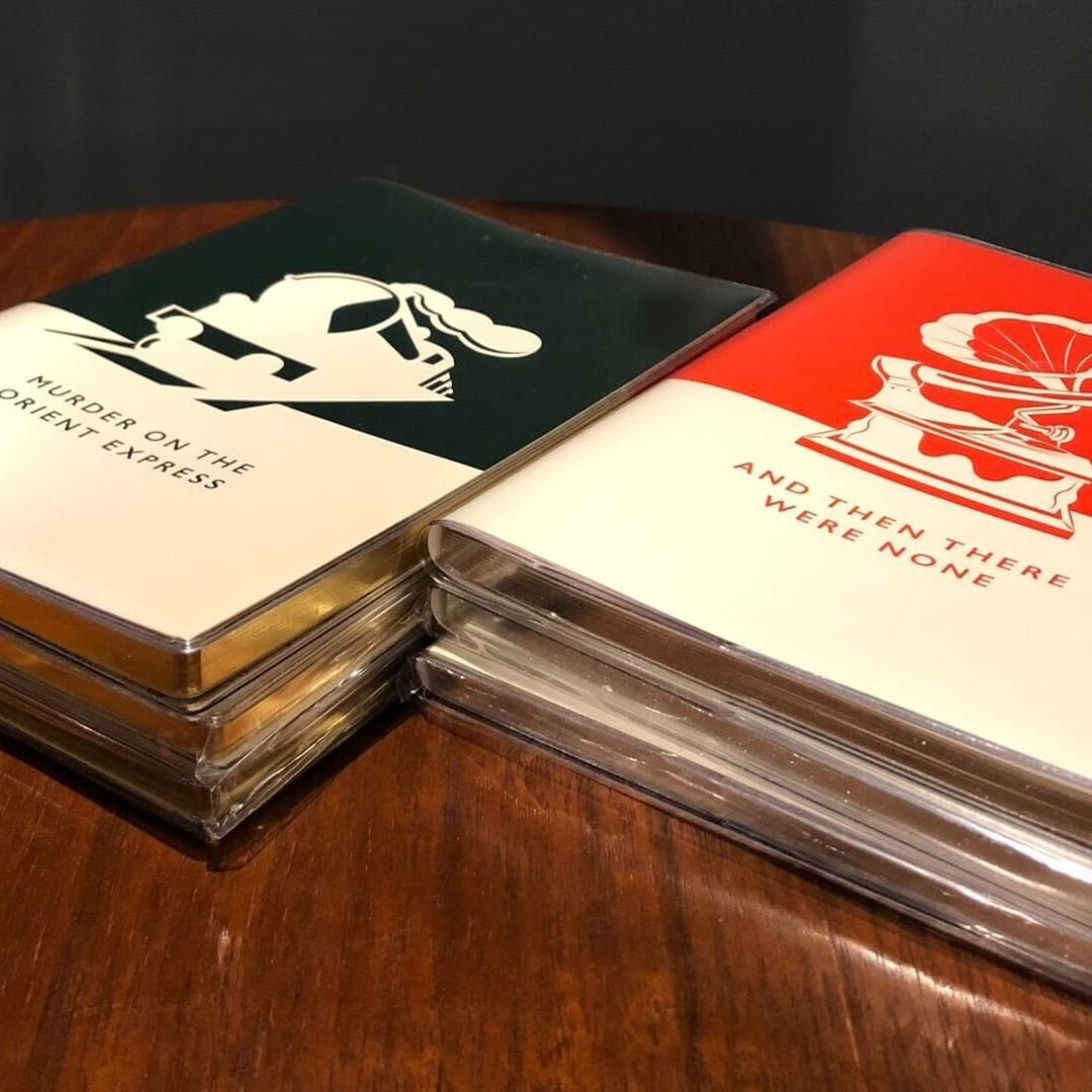 ノート B6 6mm横罫 読書日記 アガサ・クリスティー そして誰もい