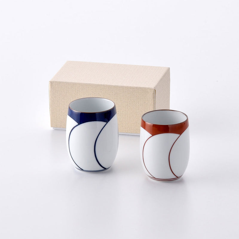 ギフト】ねじり梅 なつめゆのみ ペアセット | 白山陶器直営オンライン