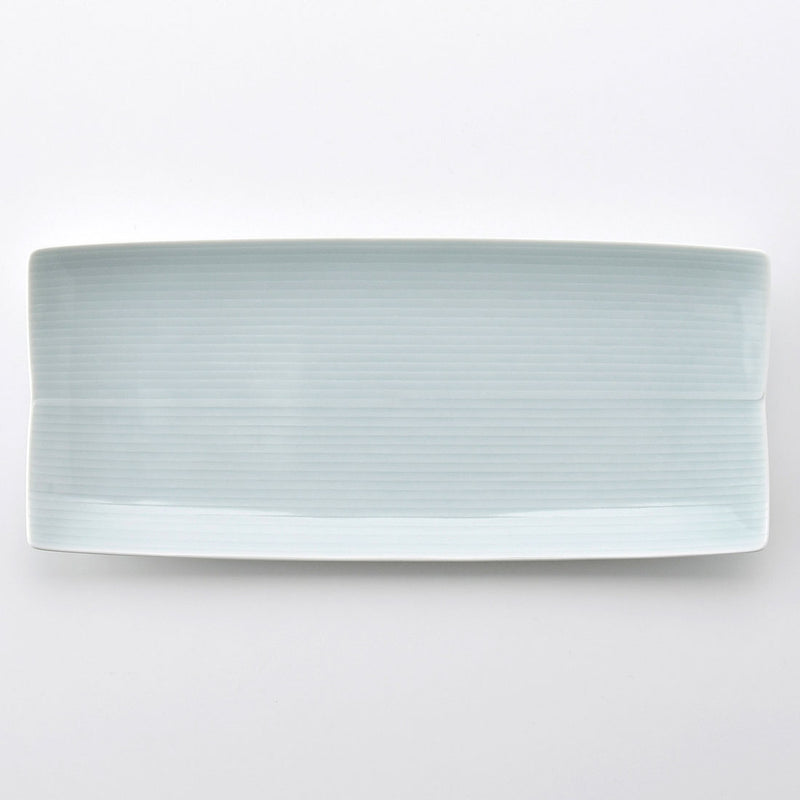 長方皿 長角盛付皿 青白釉 | 白山陶器直営オンラインストア