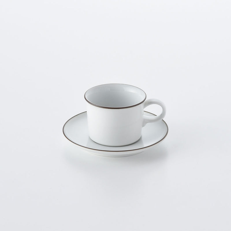 ONEST デミタスカップ&ソーサー 白マット | 白山陶器直営オンラインストア