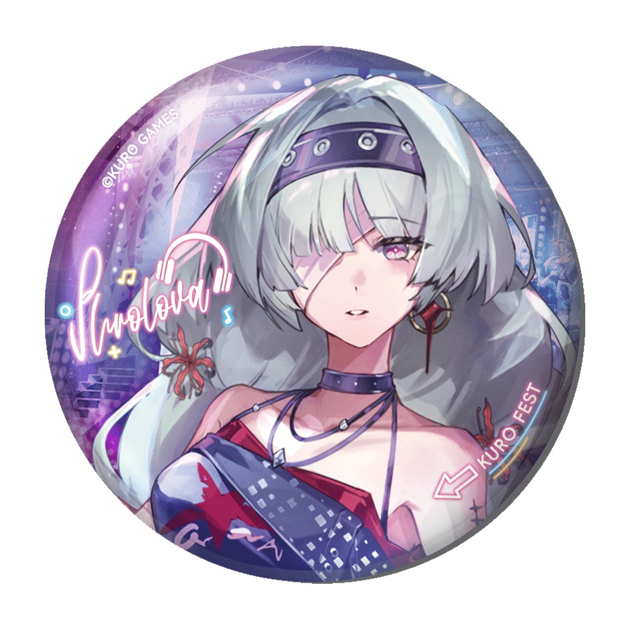 鳴潮 KUROFESTステージ 缶バッジ - HAKUTEA