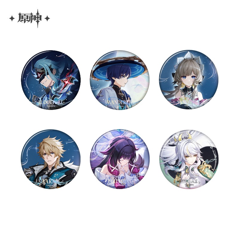 原神 18pt】原神 冬の夜、ある旅人が 缶バッジ【予約7月中旬】 - HAKUTEA