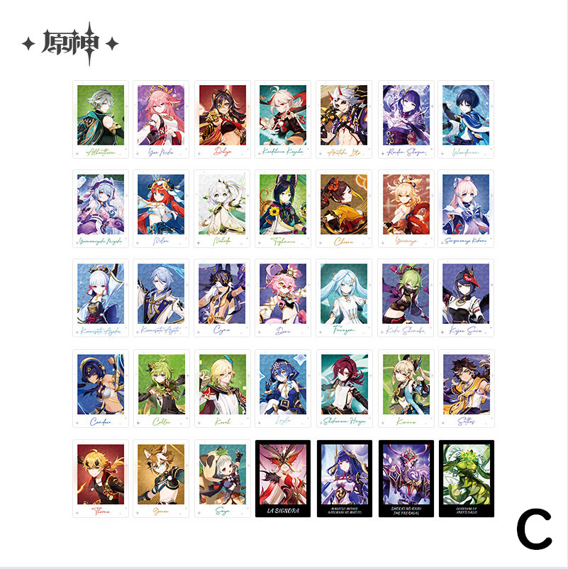 原神 テーマシリーズ カードセット（3種類）【予約8月上旬】 - HAKUTEA