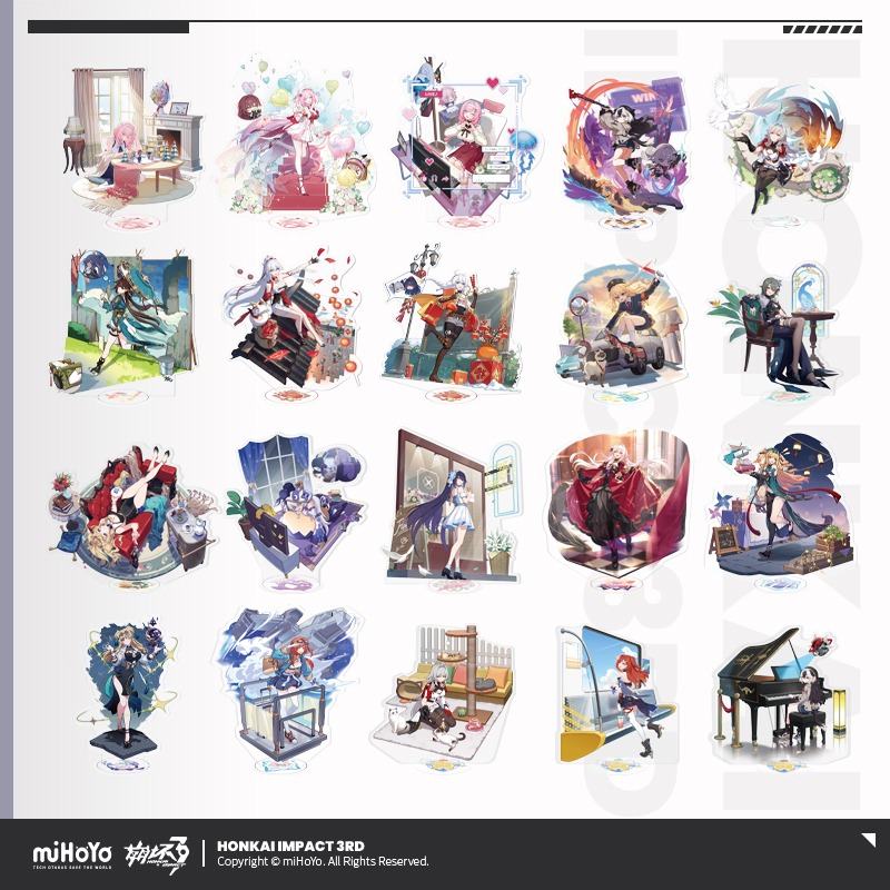 3rd 48pt】崩壊3rd 第二部 聖痕 アクリルスタンド｜HAKUTEA