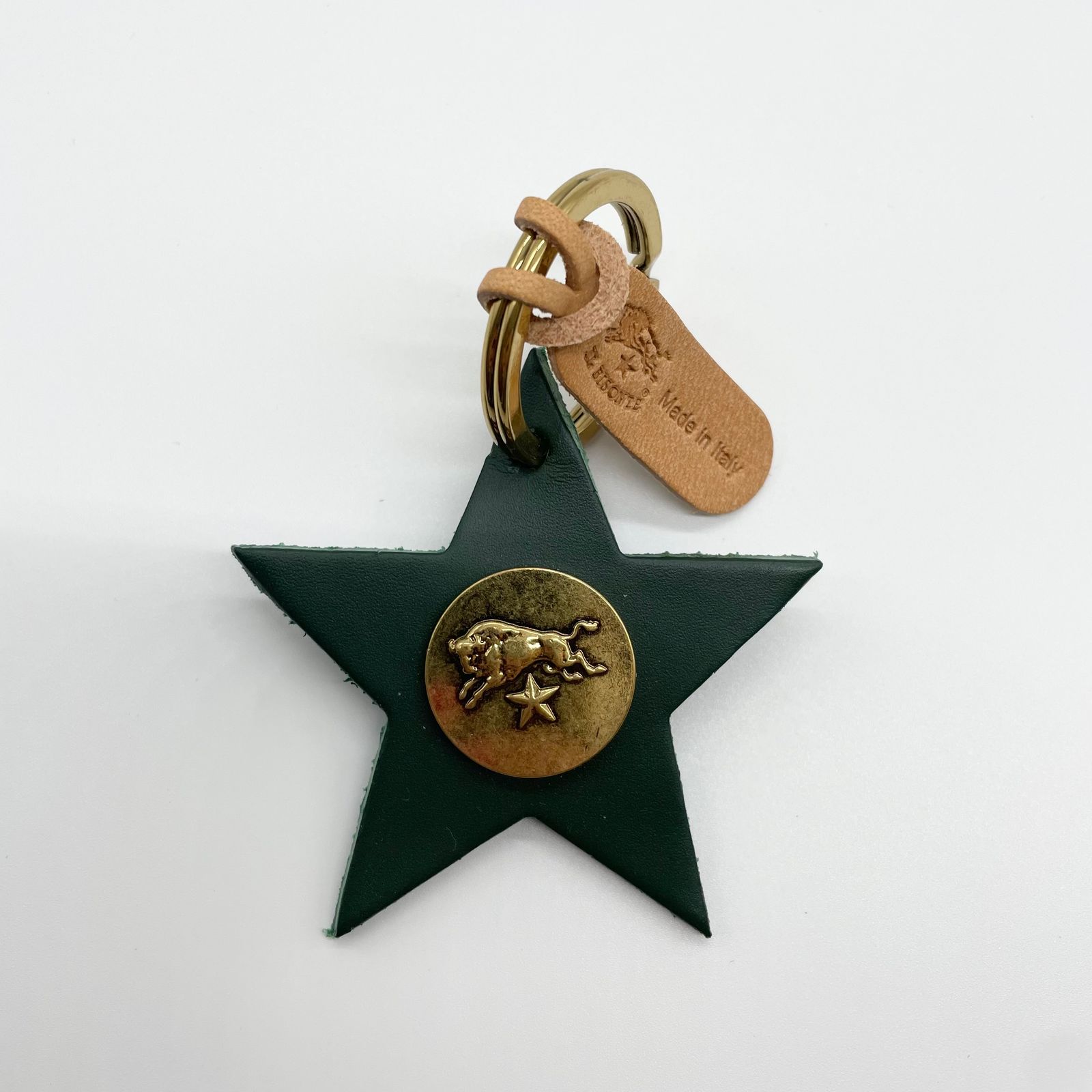 IL BISONTE - イルビゾンテ/キーリング/星/グリーン | HALLOW's web store
