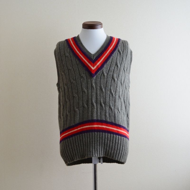 Polo RalphLauren チルデンニットベスト 表記42 - 古着屋HamburgCafe