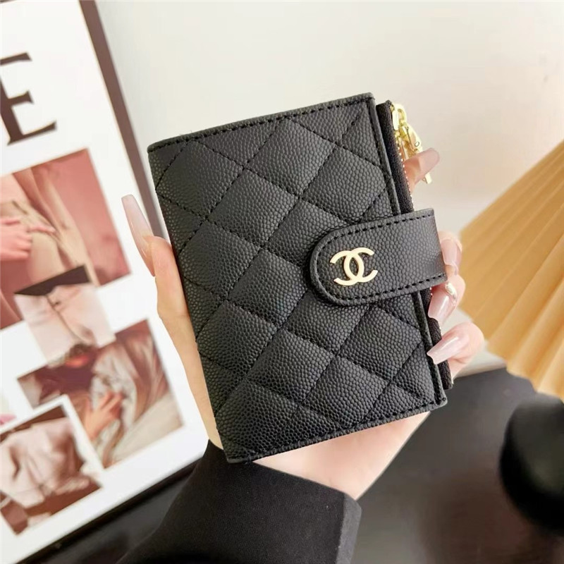シャネル 財布 ダブルファスナー chanel ミニ 財布 カード ケース