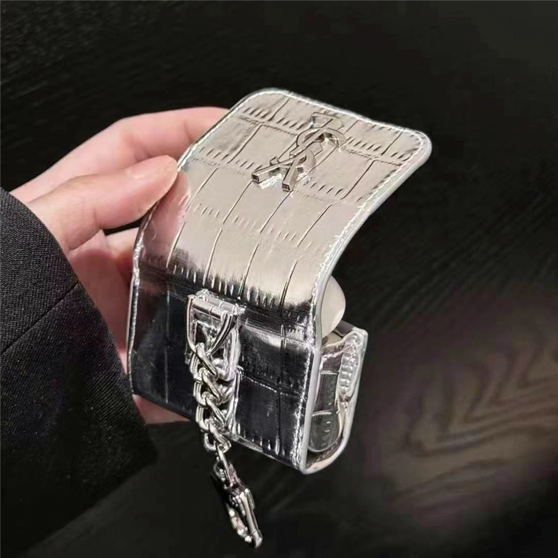 airpods4 ケース おしゃれ サン ローラン エア ポッツ ケース airpods