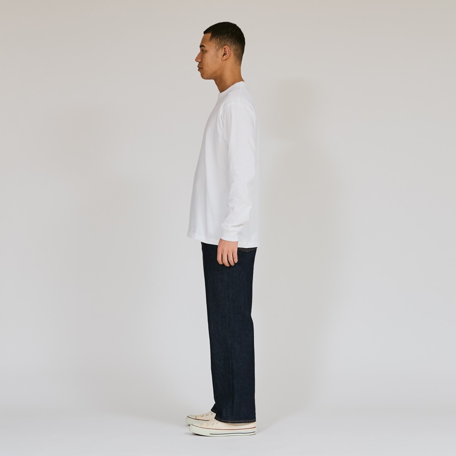 2枚組】ビーフィーロングスリーブTシャツ ホワイト | ヘインズの公式