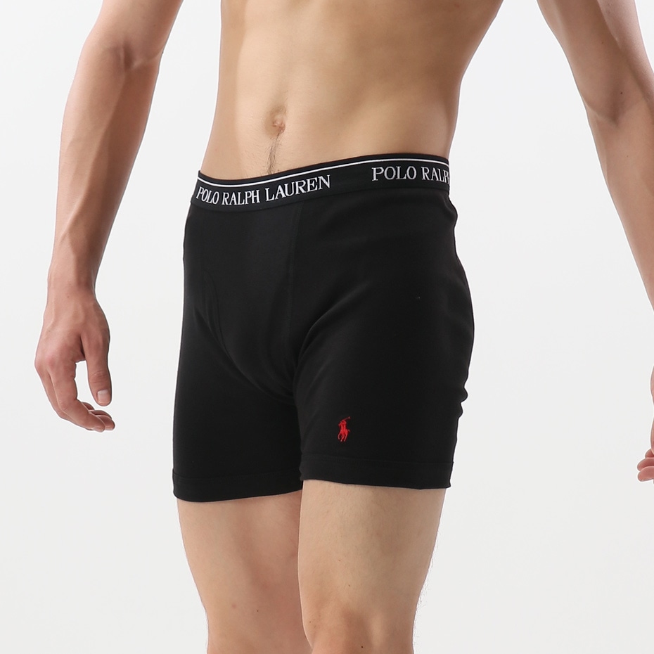 クラシックフィット ボクサーブリーフ ブラック | ポロ ラルフ