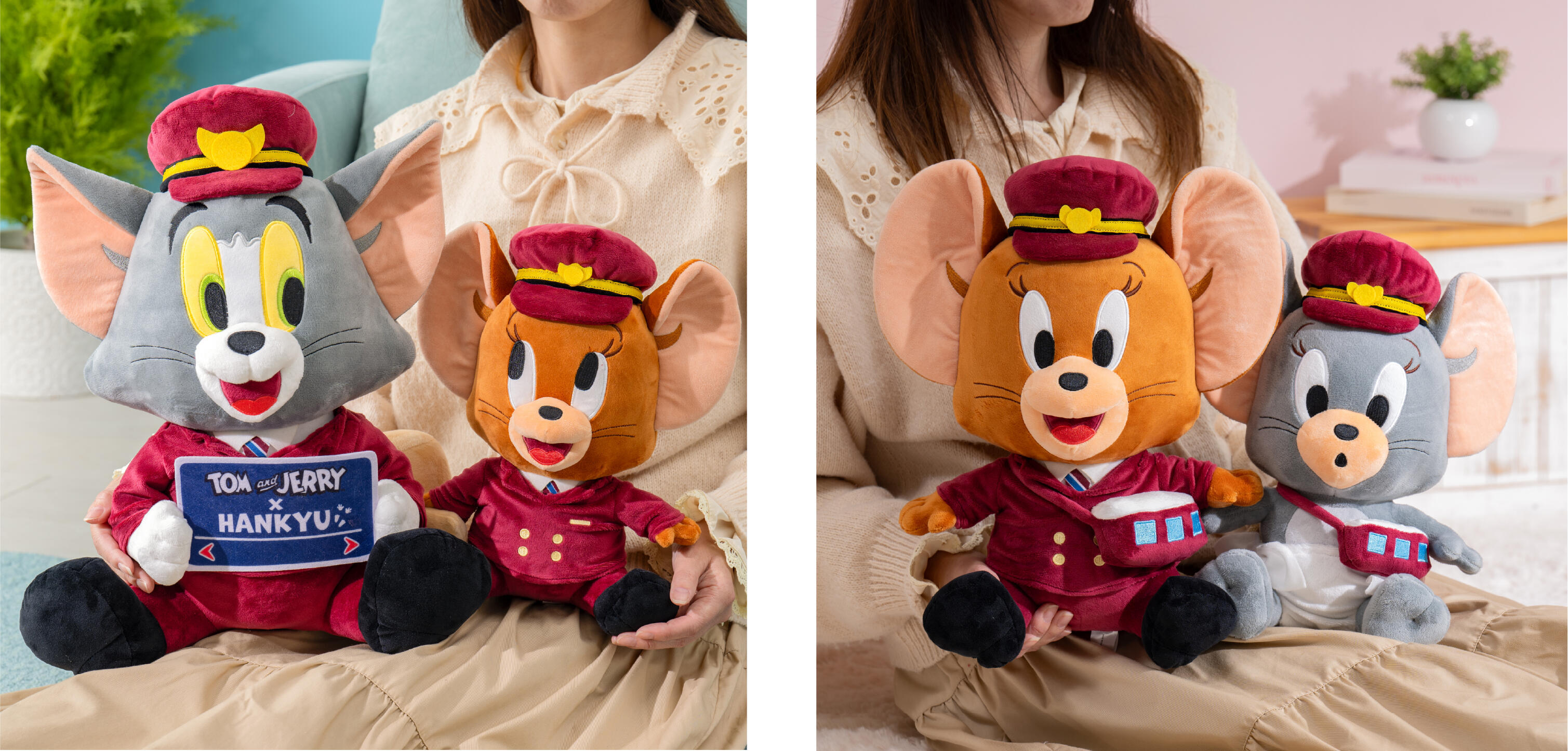 2/19(水)～ 「トムとジェリー×阪急電車」添乗ぬいぐるみ・スカジャン
