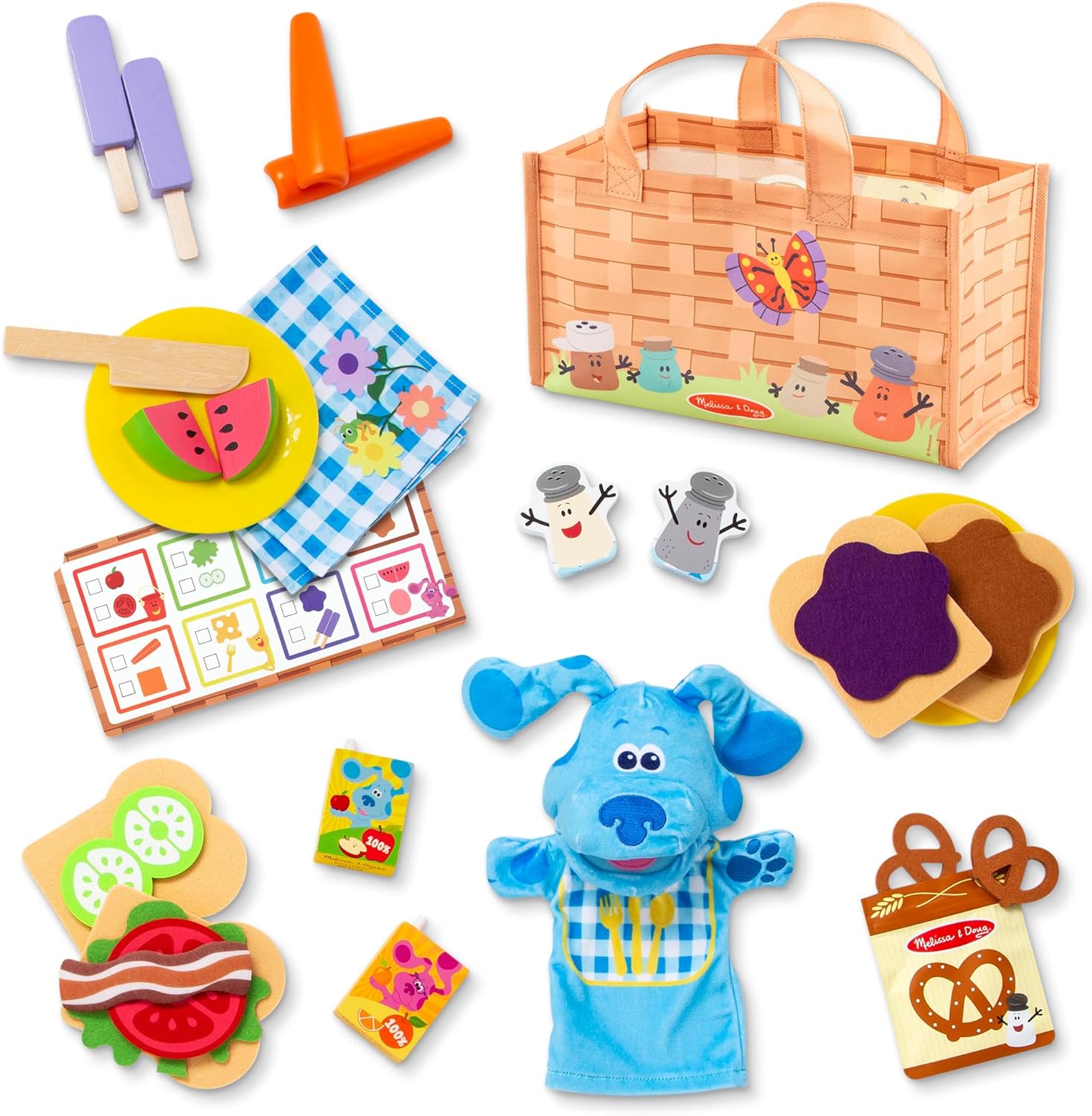 Melissa & Doug Blue's Clues & You! Picnic Play Set – HAPPY GUMNUT