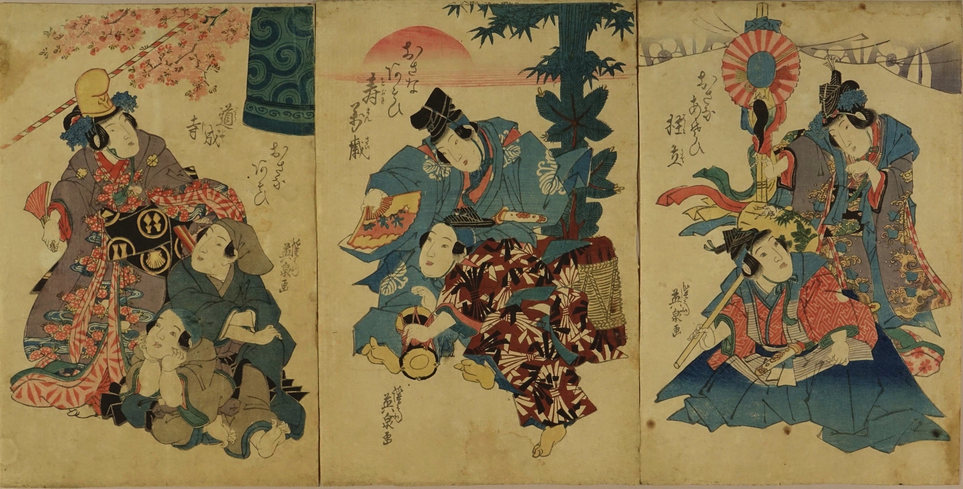 英泉 おさなあさひ 柱立 寿萬歳 道成寺 | 浮世絵 | 原書房 神田神保町