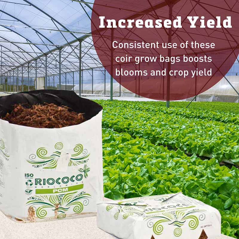 Riococo Open Top Coir Grow Bags 5 Gallon – Harris Seeds