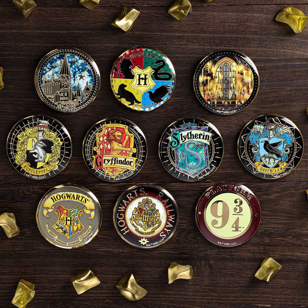 単品販売】金バッジ ホグズミード＆ダイアゴン横丁 全10種 | ハリー