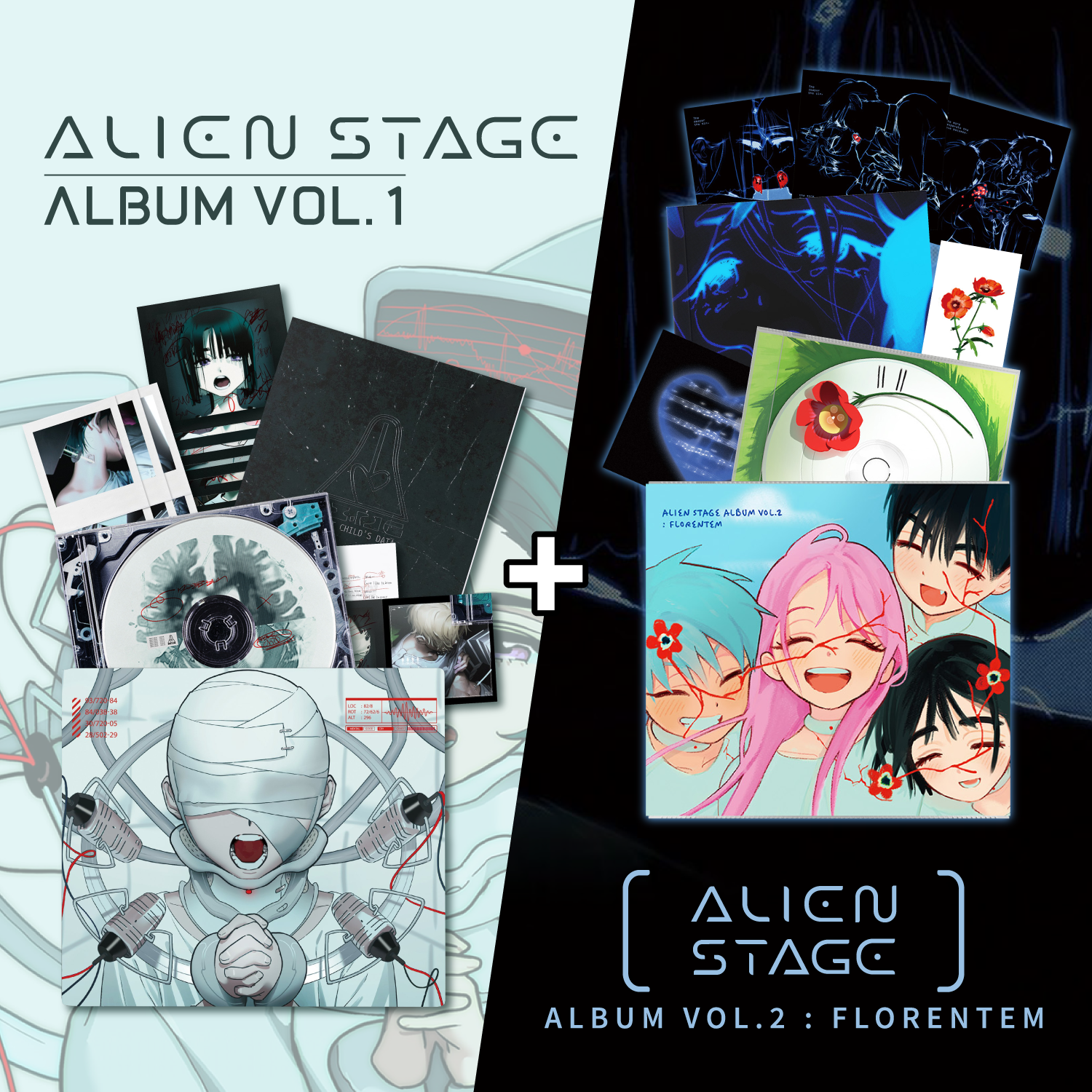 Alien Stage Albums Vol.1 & Vol.2 – Official Vinyl-Inspired Set