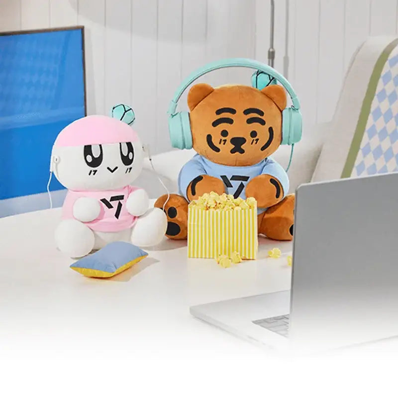 Seventeen - Bongbongee X Muzik Tiger - Plush Toy Set – Harumio