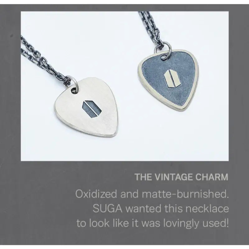 BTS - Artist-made Collection - Suga Guitar Pick Necklace – Harumio