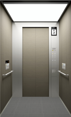 デザイン（かご内意匠）：機械室レスオーダー型乗用エレベーター