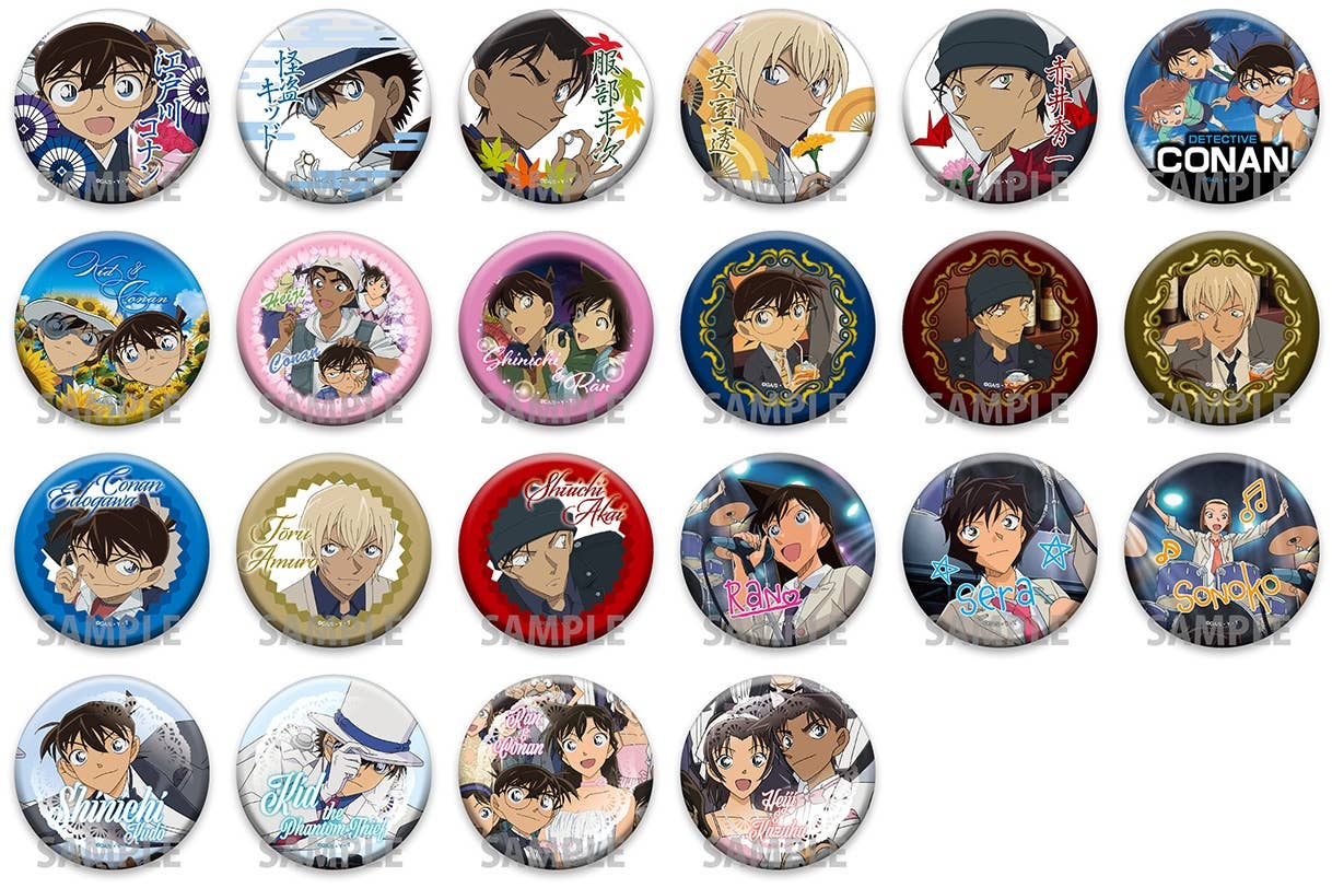 Detective Conan Can Badge Collection Vol.2 1Box 22pcs | HLJ.com