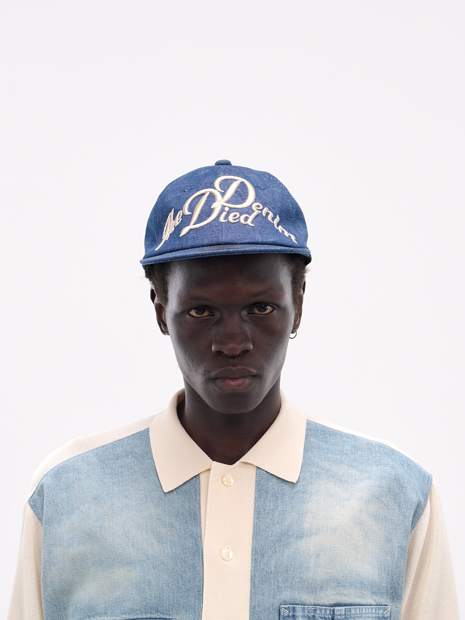 The Denim Died Baseball Cap (K2503XH518-IDG-INDIGO)