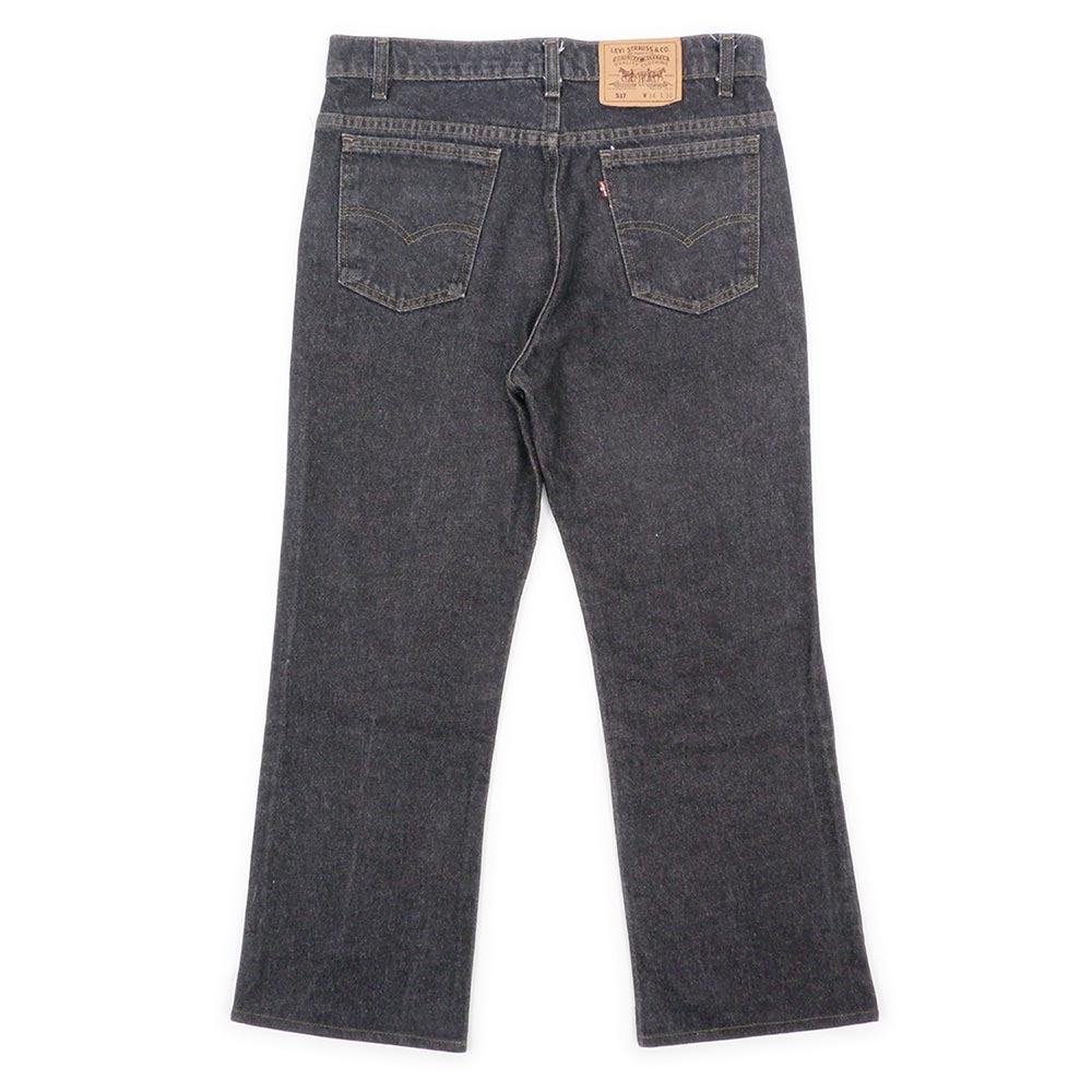 90's Levi's 517 先染めブラックデニムパンツ “MADE IN USA