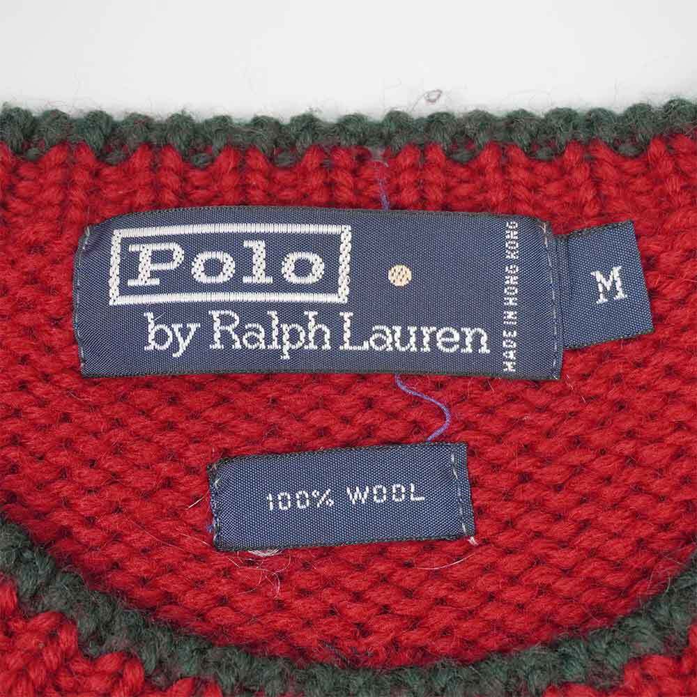 90's Polo Ralph Lauren ローゲージウールニット 