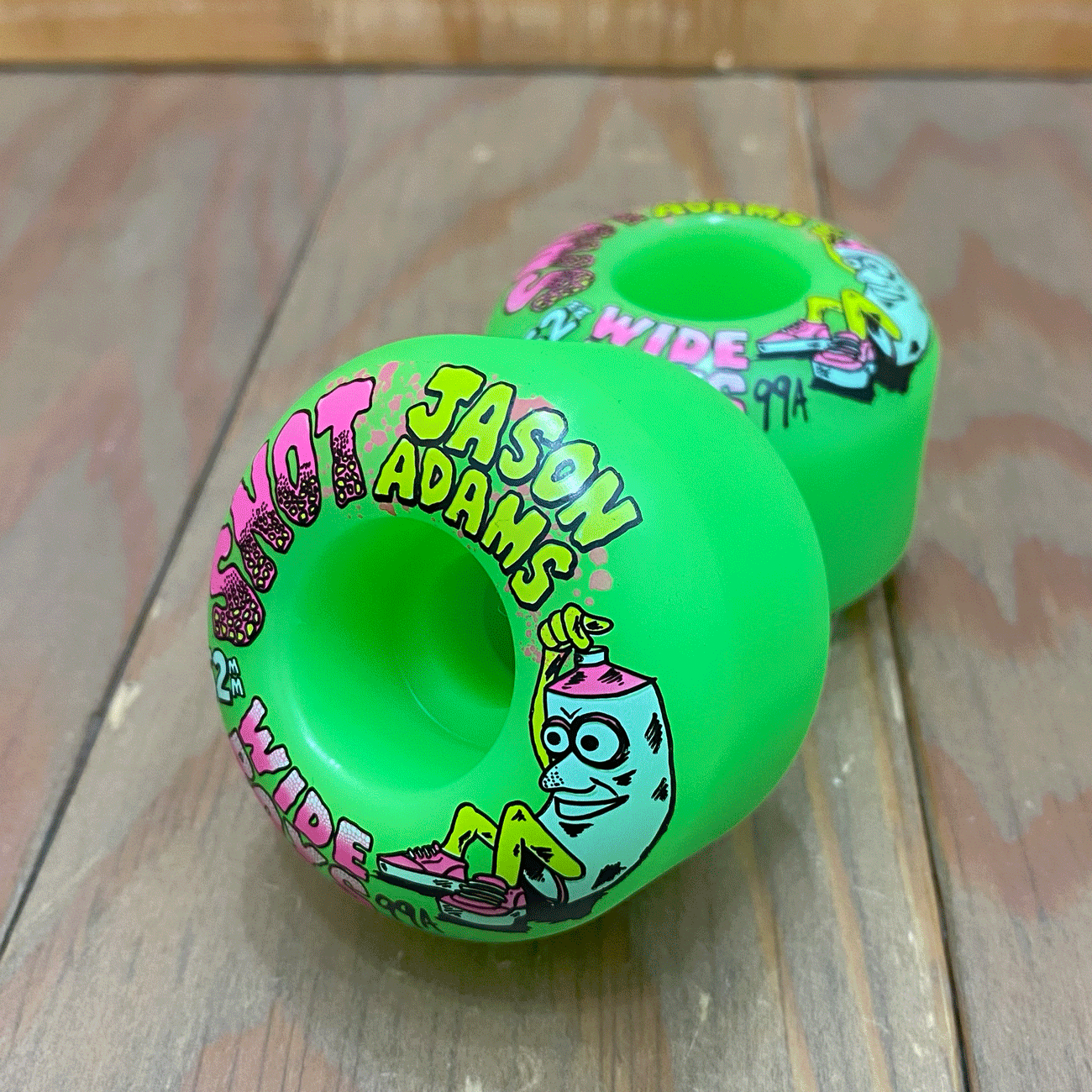 ノーマル】SNOT JASON ADAMS WIDE BOYS 99A 52mm NEON GREEN | 東京の