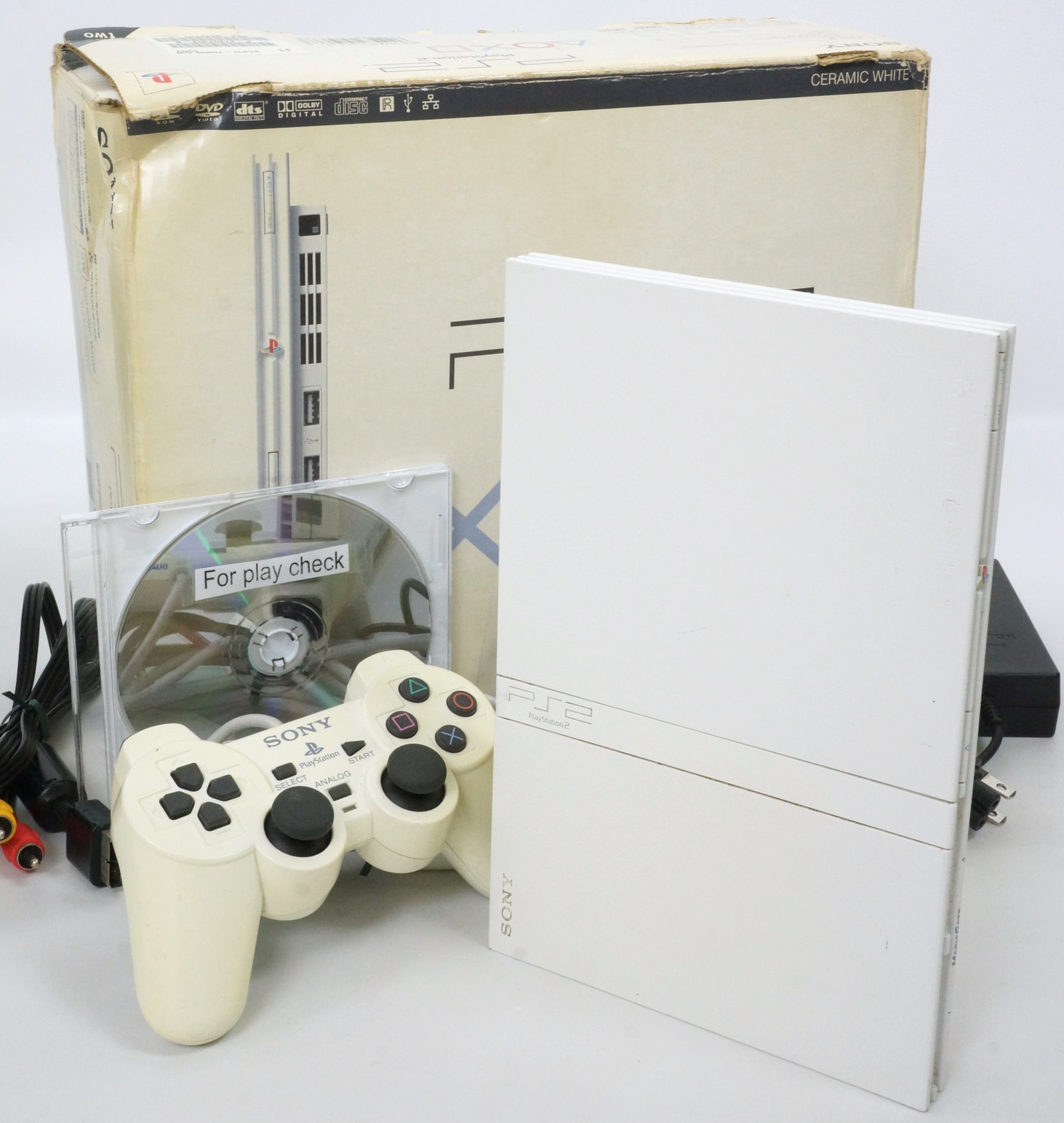PS2 Slim Console White SCPH-70000 CW NTSC-J Playstation Tested