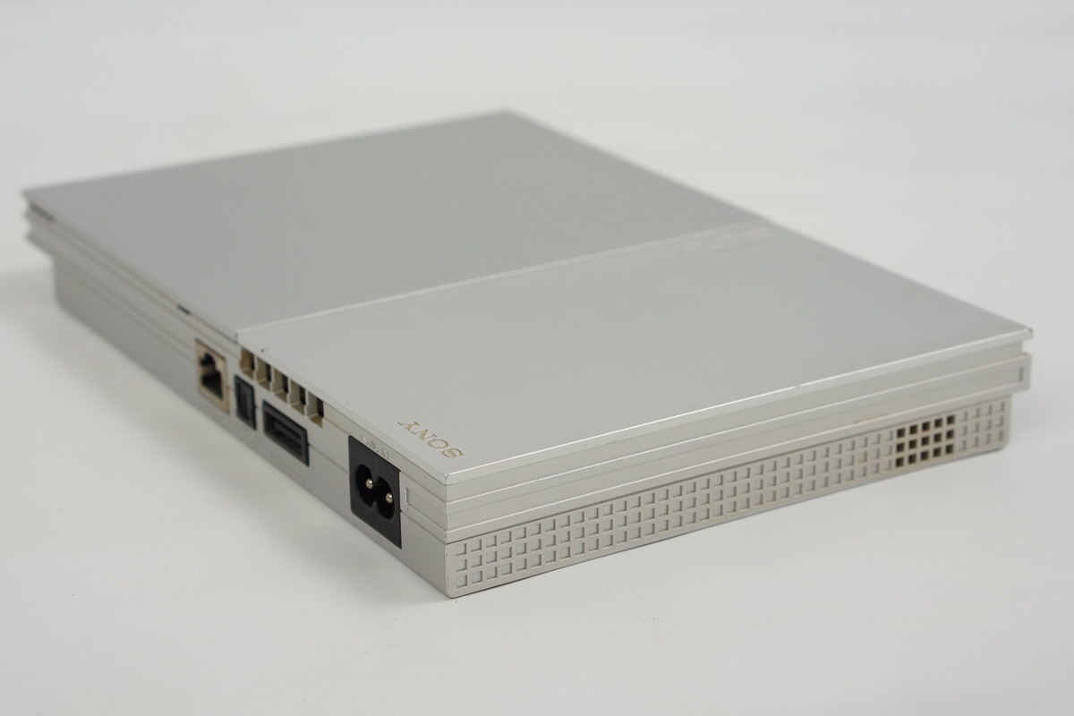 PS2 Slim Console SCPH-90000 SS Tested System Silver Playstation 2
