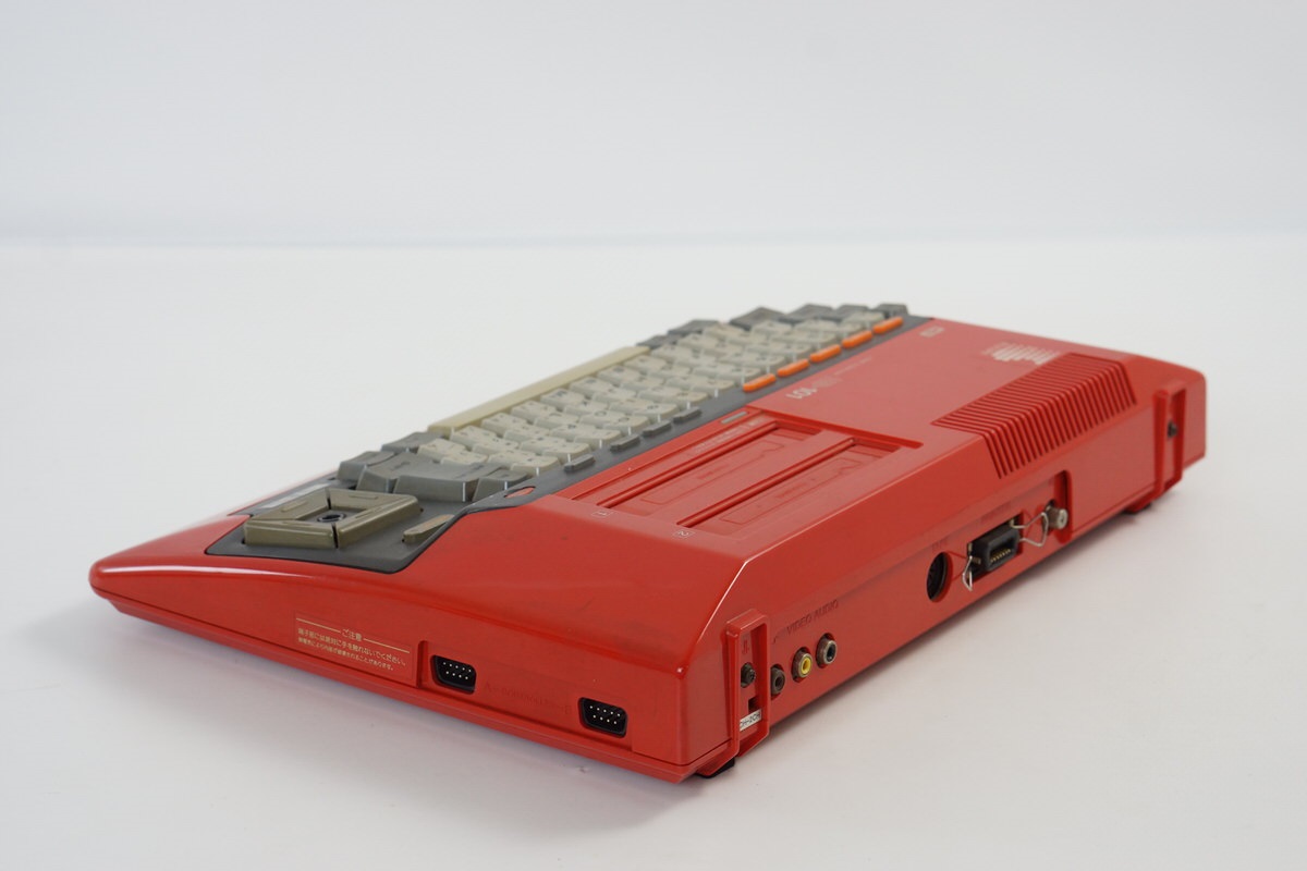 MSX SONY HIT BIT Home Computer HB-101 RED Tested JAPAN Game 231604