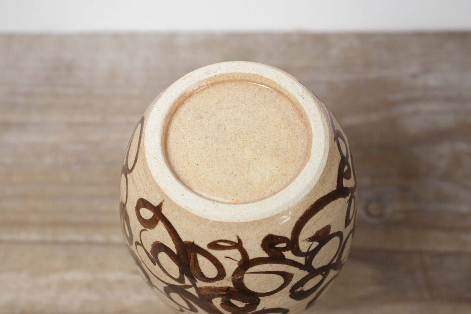 日々の暮らし | 鉄絵唐草徳利型花入 | 瀬戸本業窯