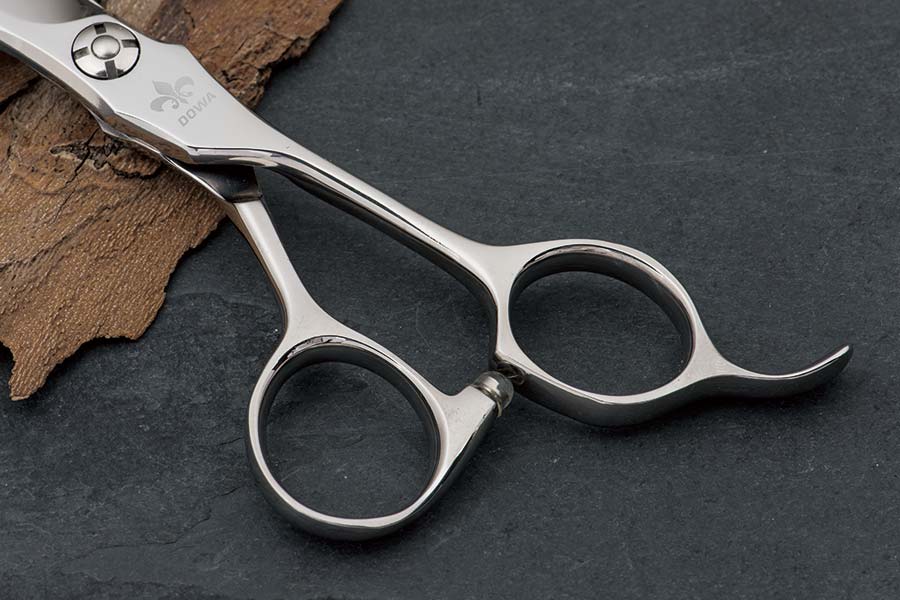 DOWA GJ-S オフセットハンドル コバルト 剣刃シザー｜美容ハサミなら