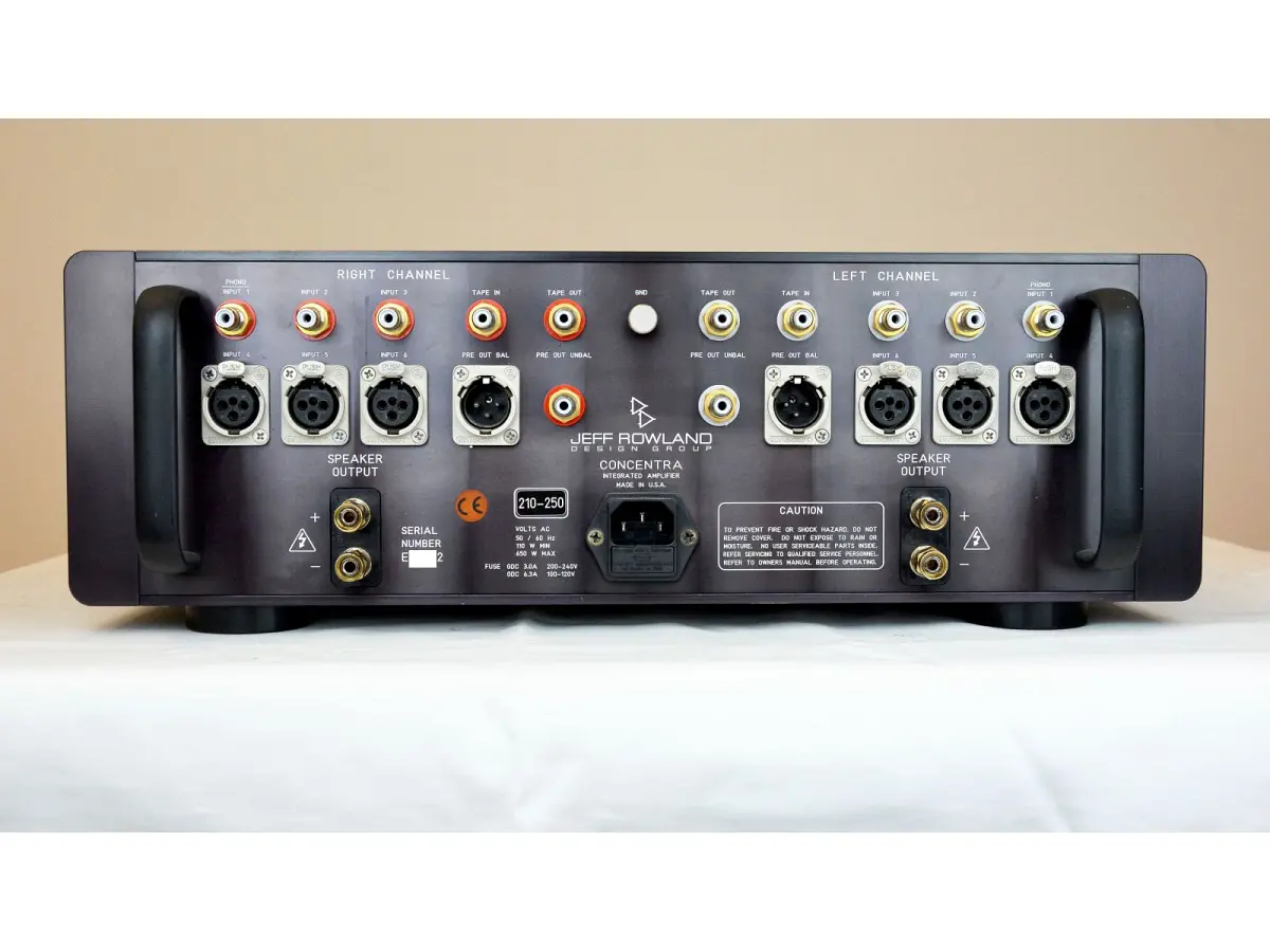 Jeff rowland concentra - Jeff rowland Integrated amplifiers for