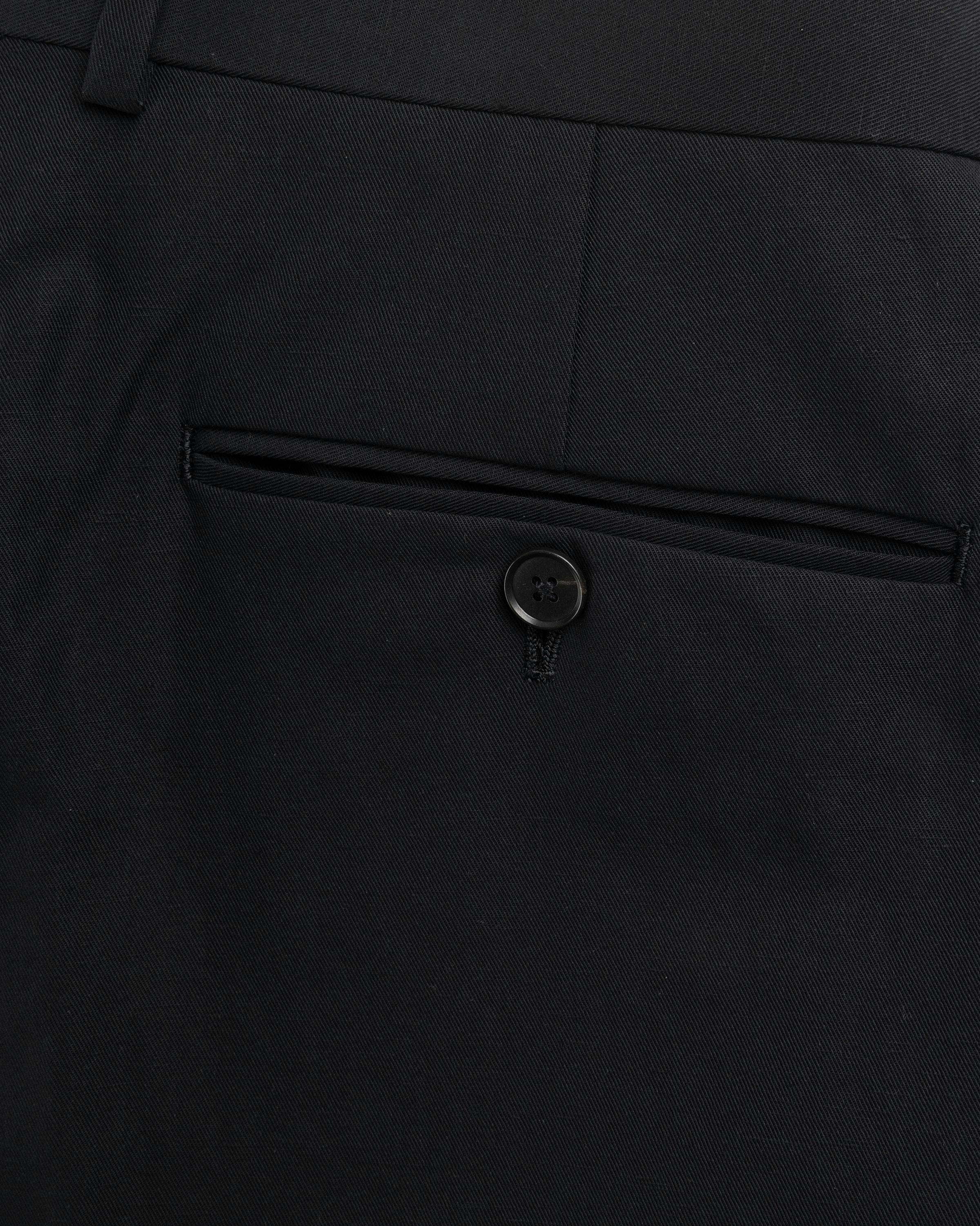 Auralee – Hard Twist Finx Linen Chino Slacks Black