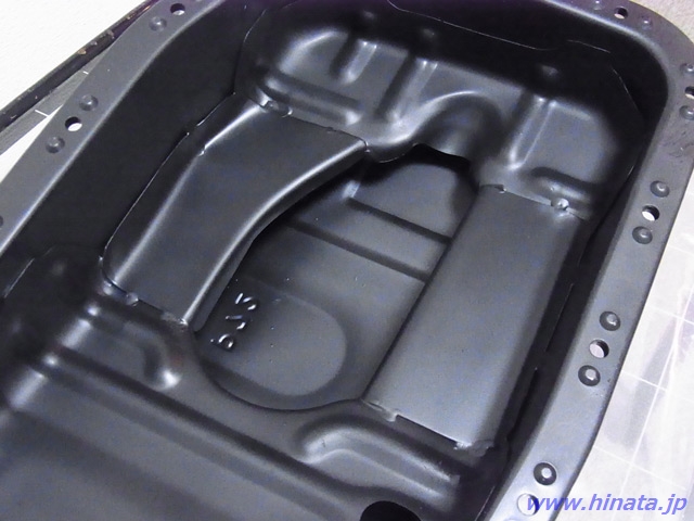 バッフルプレート付オイルパンへ交換する