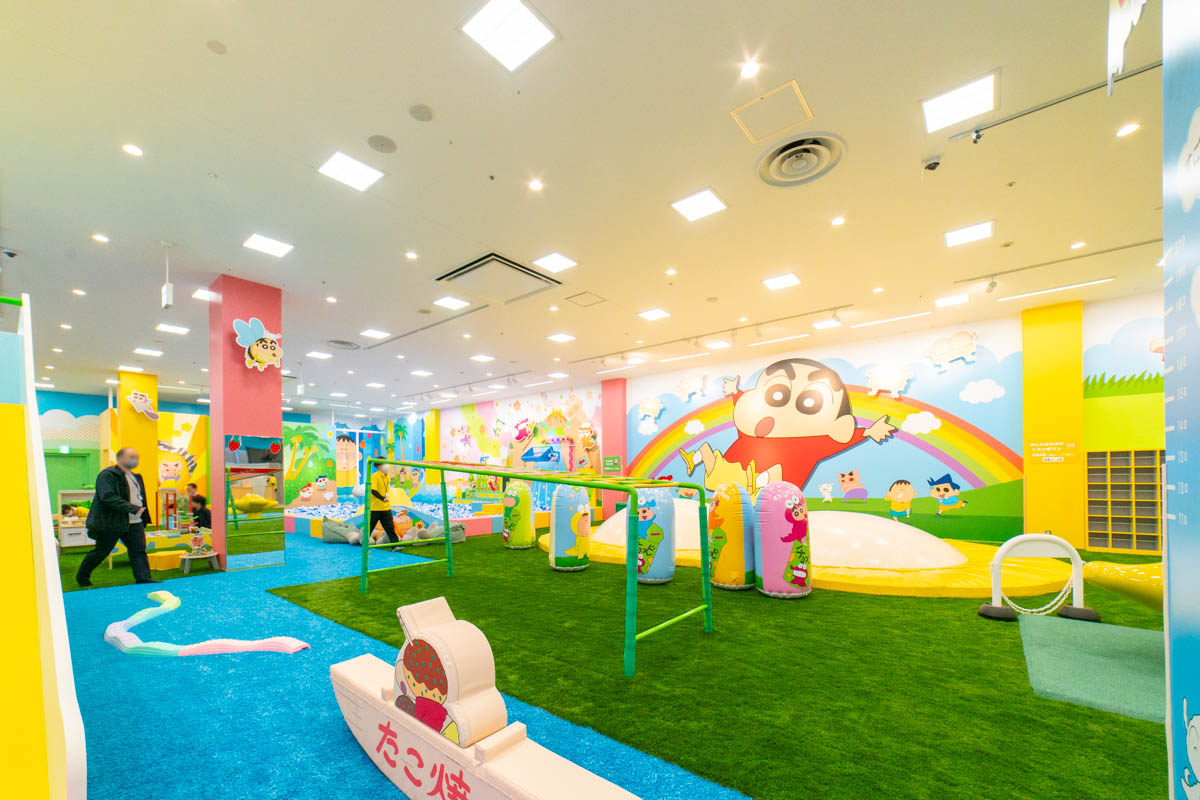 くずはモールにつくってた「クレヨンしんちゃん オラのあそべるゆめぱ