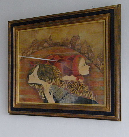 7116] 吉田正雄 洋画 「八月の女」 10号 - 広田屋 ブランド質屋通販