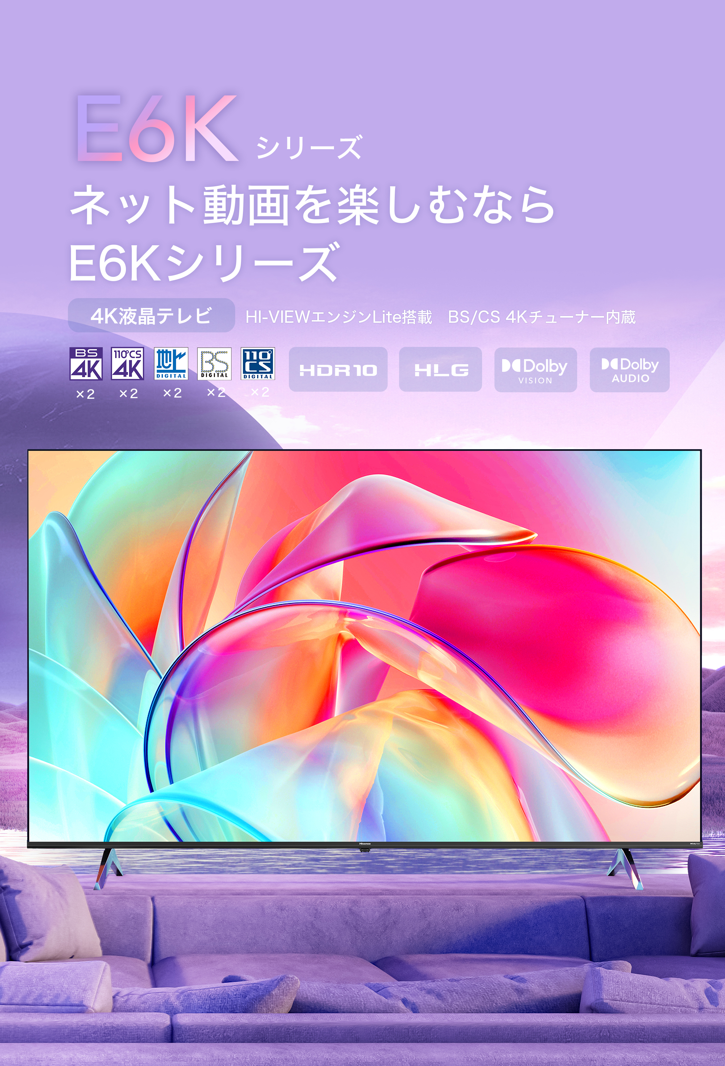 E6K | ハイセンスジャパン株式会社