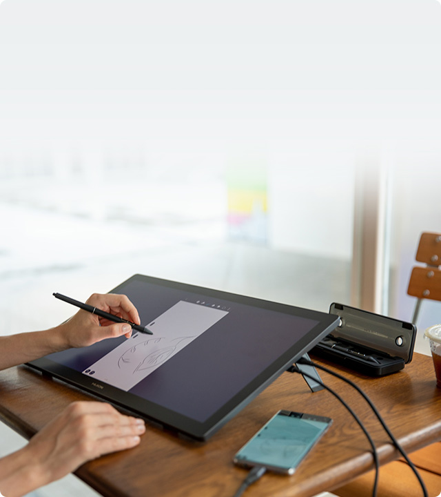 Huion Kamvas Pro 19 - 4Kタッチ対応 液晶ペンタブレット