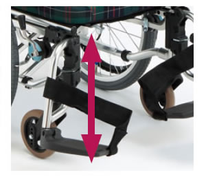 松永製作所】コンパクトセミモジュールタイプ 介助型 AR-911S ｜車いす