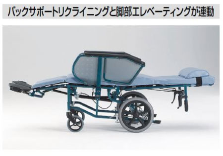 松永製作所】フルリクライニング FR-11R ｜車いすの格安通販【車椅子卸