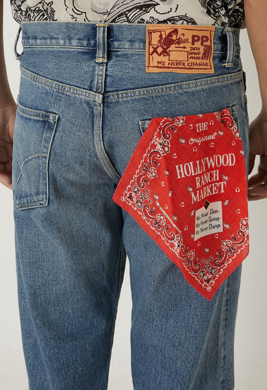 PP4XX ジャストレングス ジーンズ /MID BLUE | HOLLYWOOD RANCH MARKET