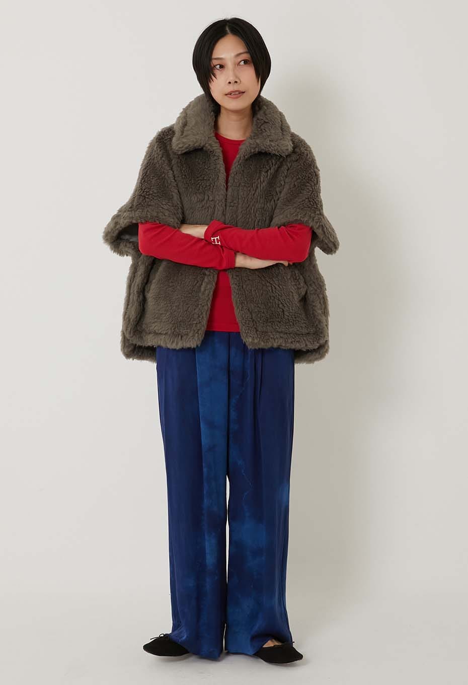 TICCA /ウール ファーポンチョ | TICCA | ハリウッドランチマーケット