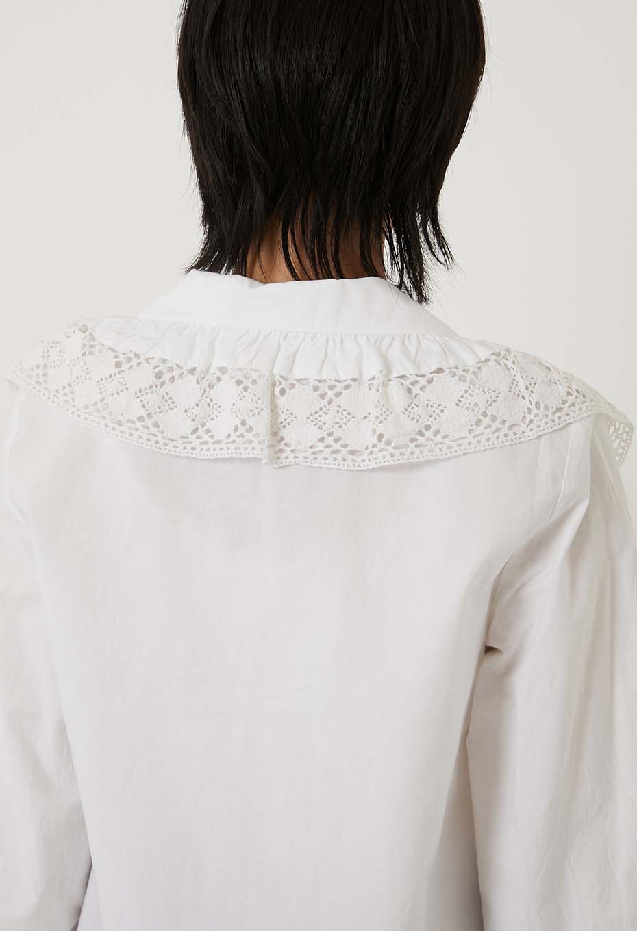 SARA MALLIKA /ボリューム レースカラー トップ | SARA MALLIKA