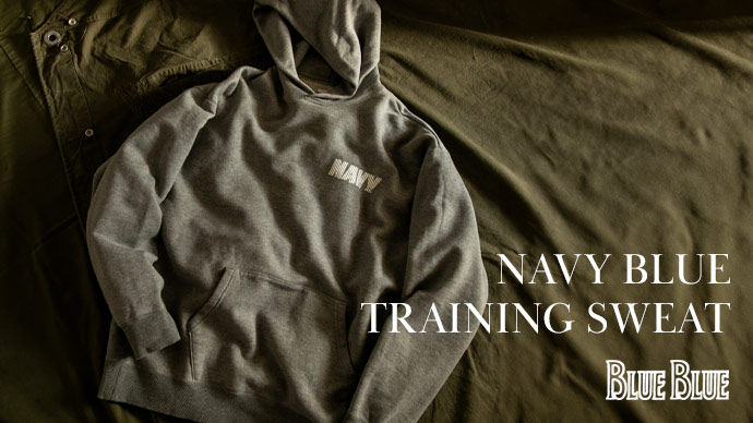 NAVY BLUE トレーニング クルーネックスウェット | BLUE BLUE