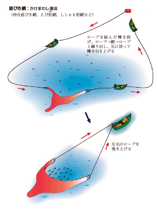代表的な漁具・漁法の解説| 水産研究本部| 北海道立総合研究機構