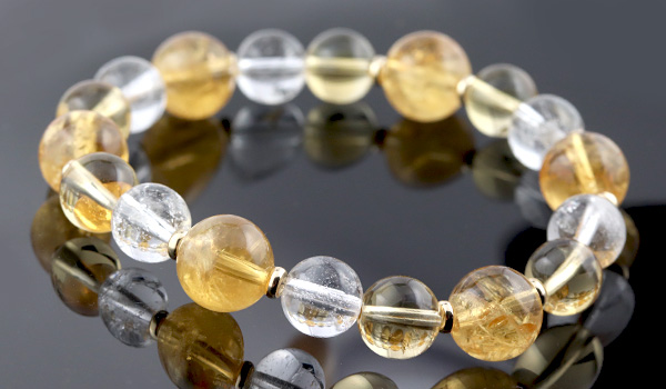 ☆]完全限定品ブレス【聖なる陽光Ver.2】（ヒマラヤ産シトリン