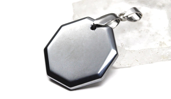 薬石特集】テラヘルツ鉱石[人工鉱石]ペンダント【オクタゴン】-233